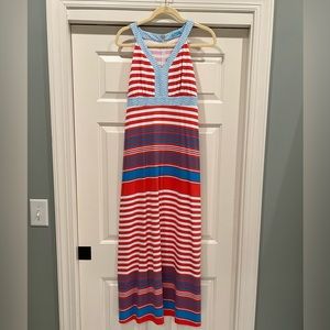J. McLaughlin Maxi Dress size M beautiful colors worn once perfect condition
